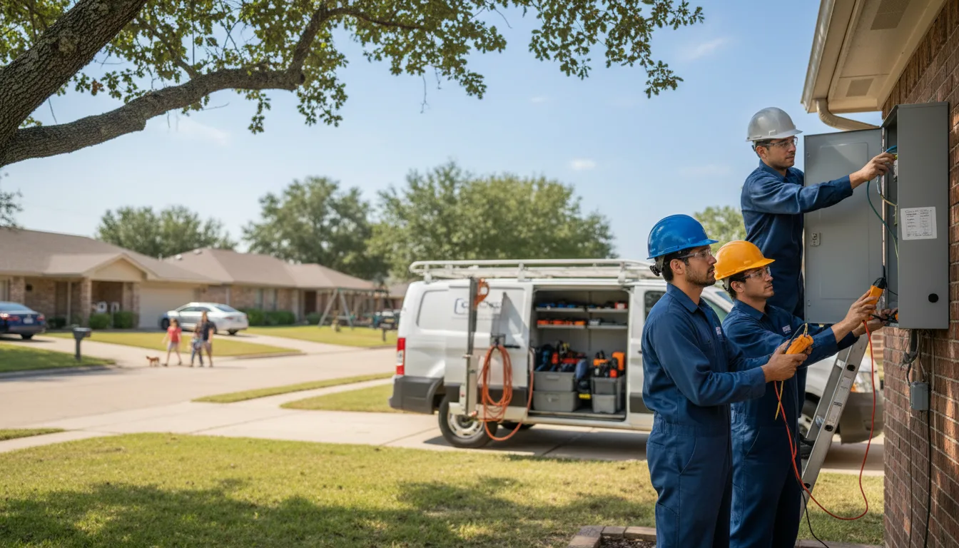 Certified electrician providing emergency electrical services in North Bangor, NY